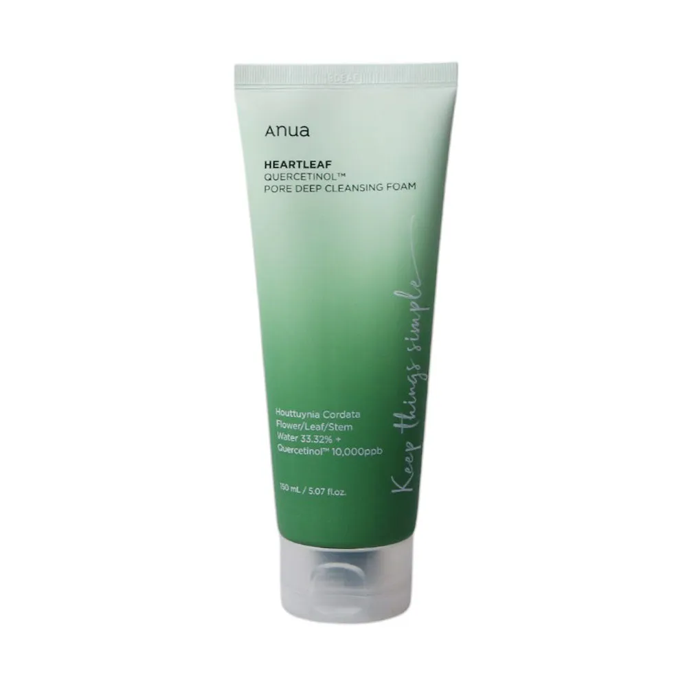 ANUA - HEARTLEAF QUERCETINOL PORE DEEP CLEANSING FOAM 150ML