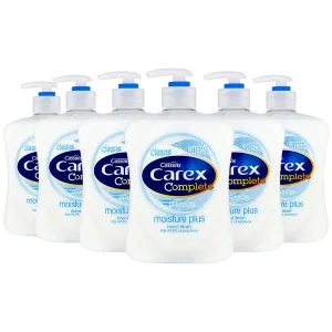 Carex Antibacterial Liquid Moisture Hand Wash, 6 x 500ml - Pack of 6