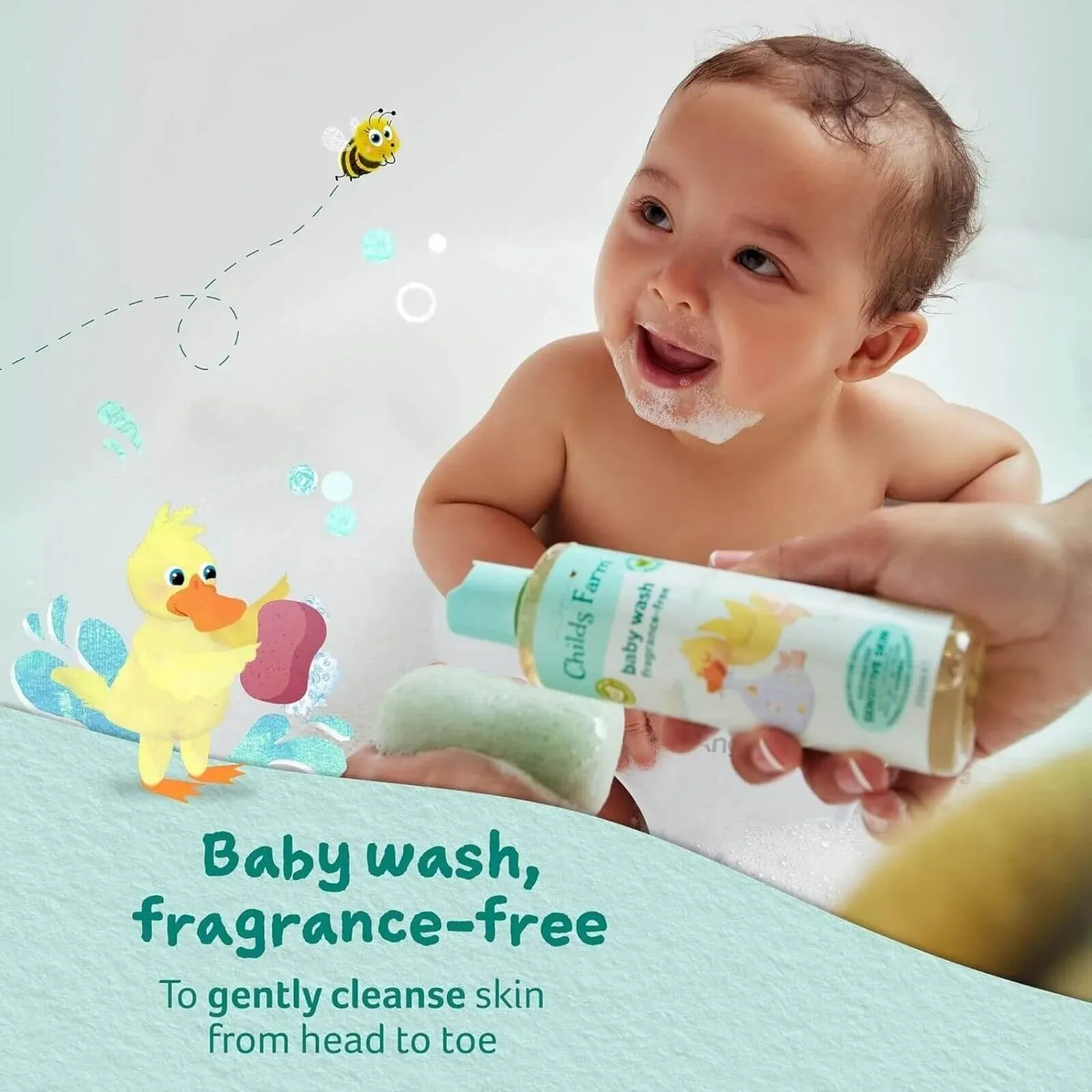 Childs Farm Baby Wash Fragnance-Free 250ml