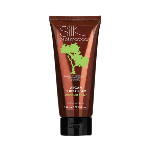 Coconut & Lime Argan Body Cream with Pentavitin