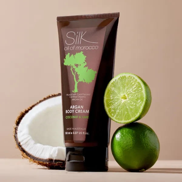 Coconut & Lime Argan Body Cream with Pentavitin