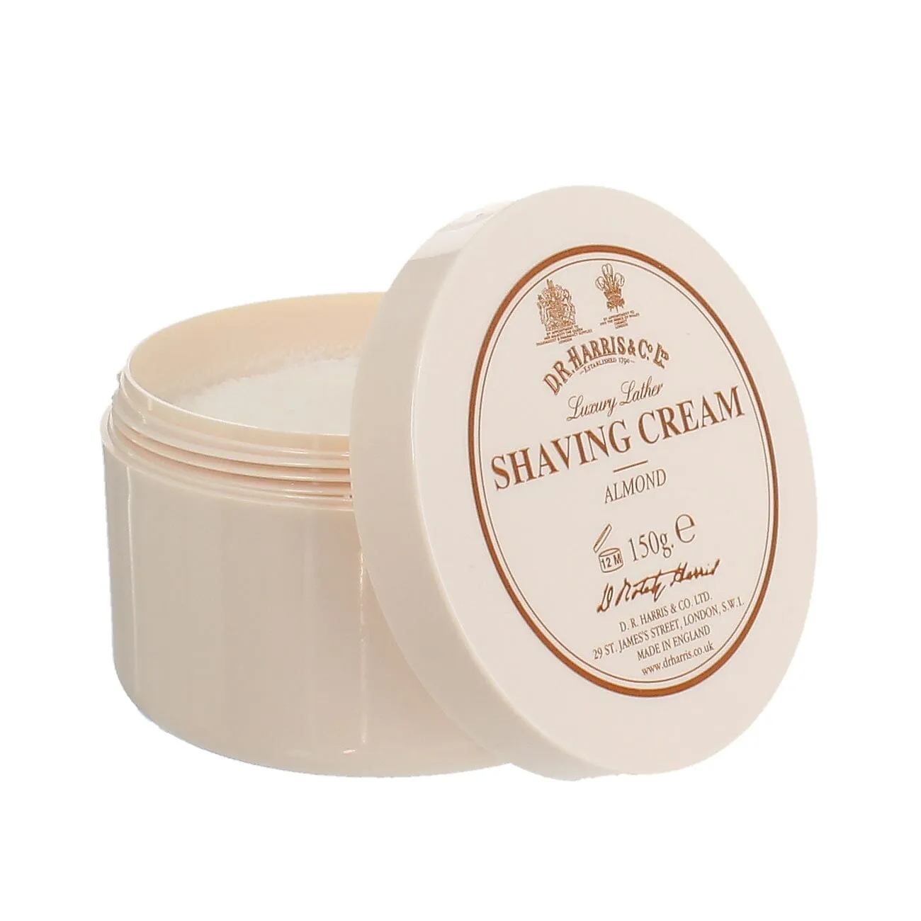 D.R. Harris Luxury Lather Almond Shaving Cream Bowl