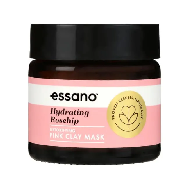 Essano Hydrating Rosehip Detoxifying Pink Clay Mask - 50g