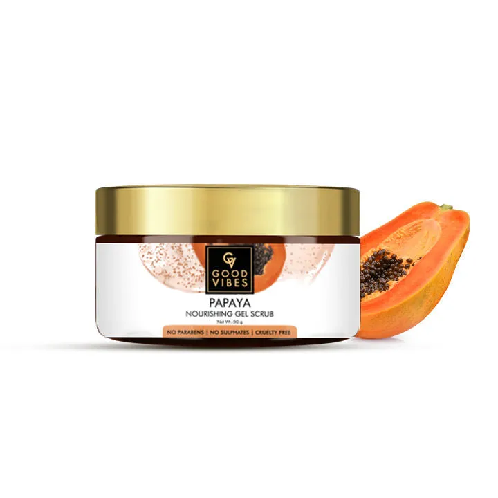 Good Vibes Nourishing Gel Scrub - Papaya (50 gm)