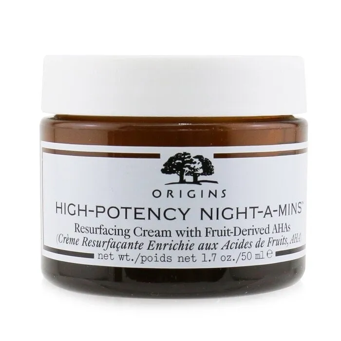 High-Potency Night-A-Mins Resurfacing Cream With Fruit-Derived AHAs - 50ml/1.7oz