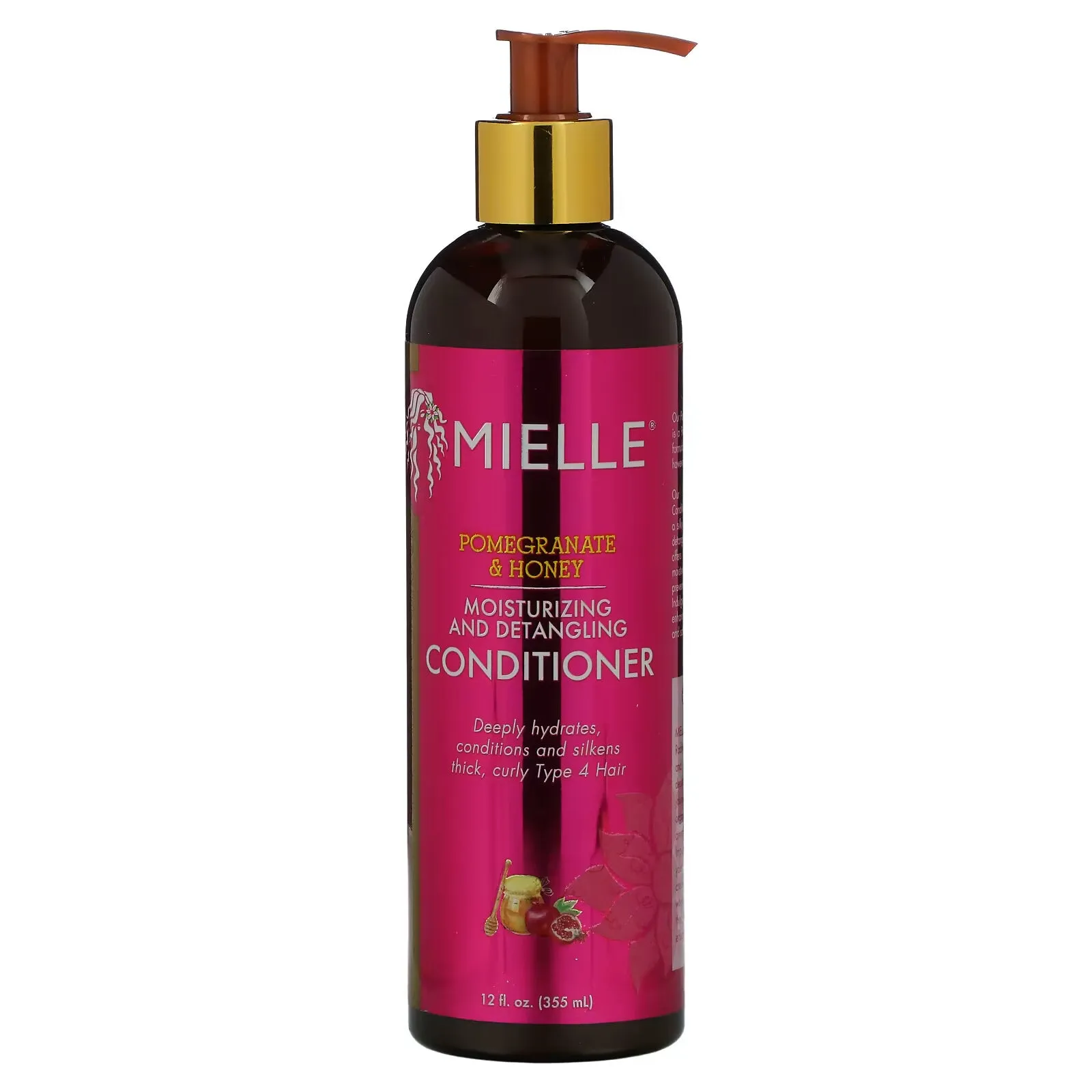 Mielle, Hydrating Detangling Conditioner, Pomegranate & Honey 355 ml (12 fl oz)