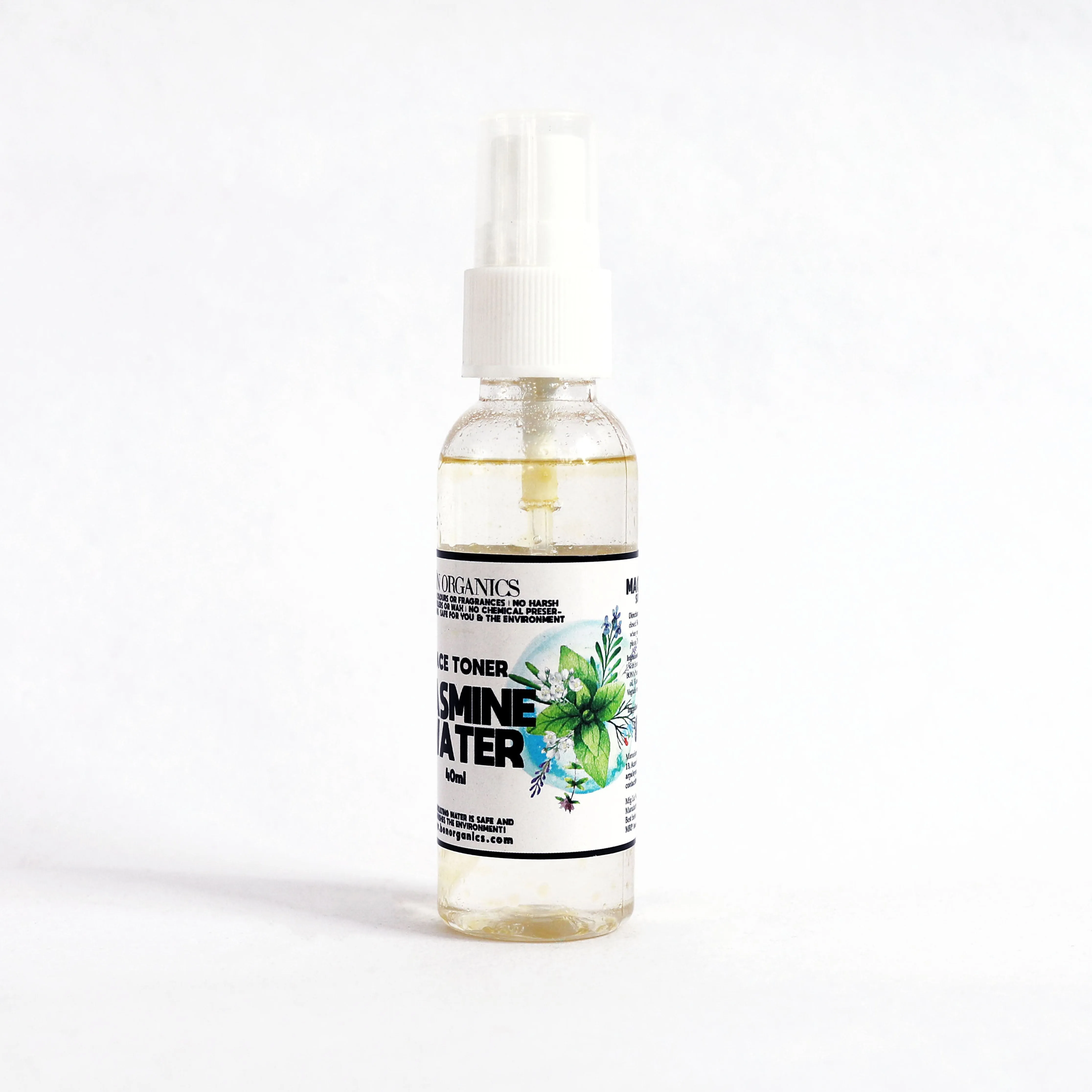 Organic Face Toner -  Jasmine Water