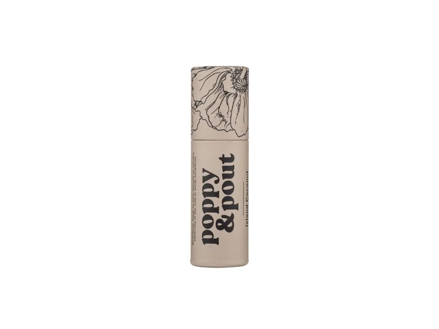 Poppy & Pout Island Coconut Lip Balm