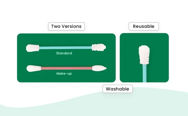 Reusable Silicone Cotton Swabs