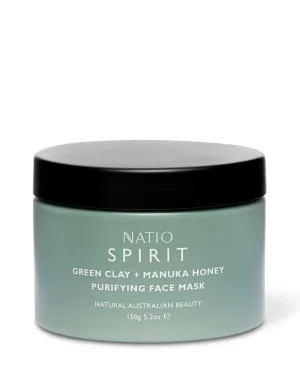 Spirit Green Clay   Manuka Honey Purifying Face Mask