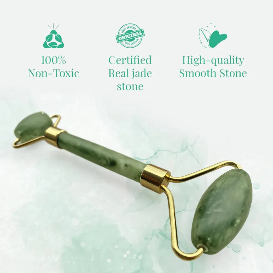 The Ultimate Skincare Combo! (Jade Roller Kit   Free Gua-Sha)